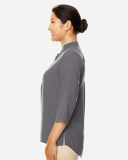 Devon & Jones Women's Perfect Fit™  Three-Quarter Sleeve Crepe Tunic DP611W #colormdl_Graphite
