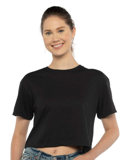 Next Level Women's Ideal Crop Top 1580 #colormdl_Black