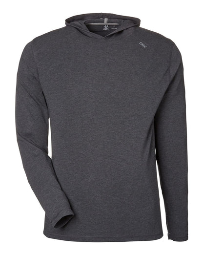 TASC Performance Inc Men's Carrollton Lightweight Hooded Long Sleeve T-Shirt TM405H #color_Iron Heather