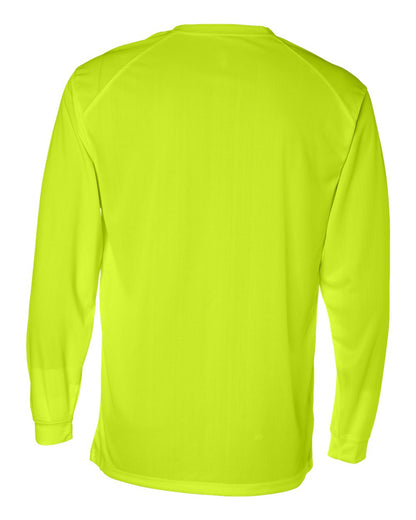 Badger B-Core Long Sleeve T-Shirt 4104 #color_Safety Yellow