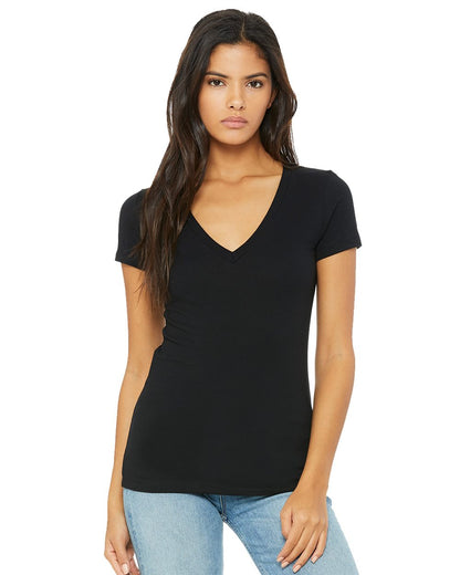 BELLA + CANVAS Women’s Jersey Deep V-Neck Tee 6035 BELLA + CANVAS Women’s Jersey Deep V-Neck Tee 6035