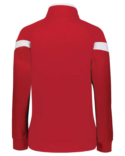 Holloway Women's Limitless Full-Zip Jacket 229779 #color_Scarlet/ White/ Scarlet