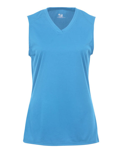 Badger Girls' B-Core Sleeveless T-Shirt 2163 #color_Columbia Blue