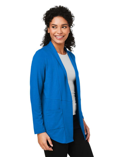Devon & Jones Women's Raleigh Stretch Cardigan DP125W #colormdl_French Blue