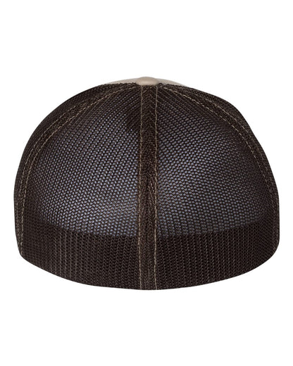 Richardson R-Flex Trucker Cap 110 #color_Khaki/ Coffee