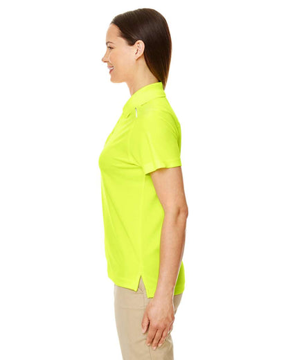 CORE365 Women's Radiant Performance Piqué Polo with Reflective Piping 78181R #colormdl_Safety Yellow