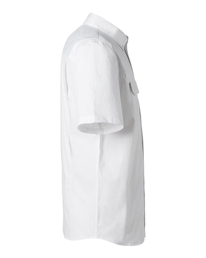 HUK Men's Creekbed Short Sleeve Shirt H150183 #color_White