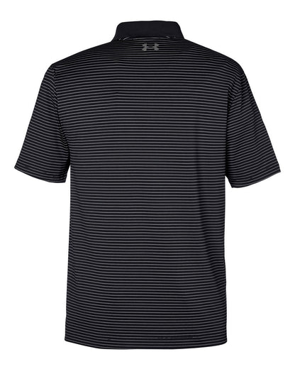 Under Armour Men's 3.0 Striped Perf Polo 1377376 #color_Black_001