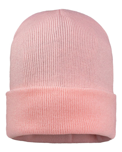 Sportsman 12" Jersey Lined Cuffed Beanie SP12JL #color_Pink