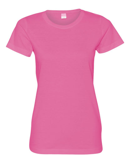 LAT Women's Fine Jersey Tee 3516 #color_Raspberry