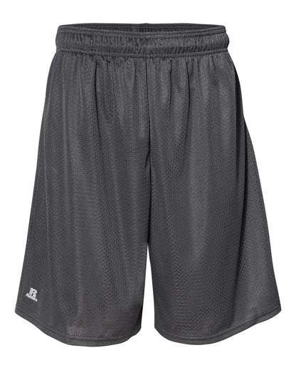 Russell Athletic Men's 9" Dri-Power® Tricot Mesh Shorts with Pockets 651AFM #color_Stealth