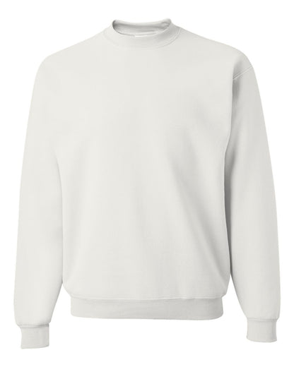 JERZEES Unisex NuBlend® Crewneck Sweatshirt 562MR #color_White