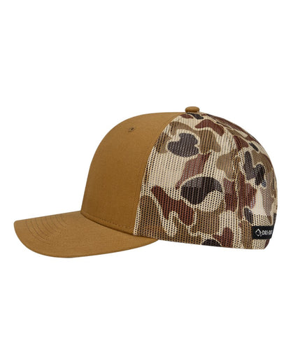 DRI DUCK Ridgewood Cap 3054 #color_Saddle/ Duck Camo