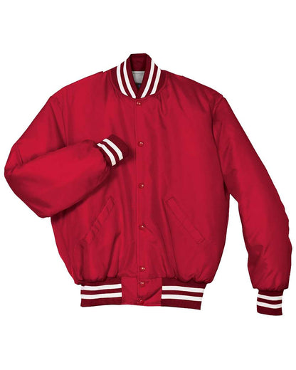 Holloway Men's Heritage Jacket 229140 #color_Scarlet/ White