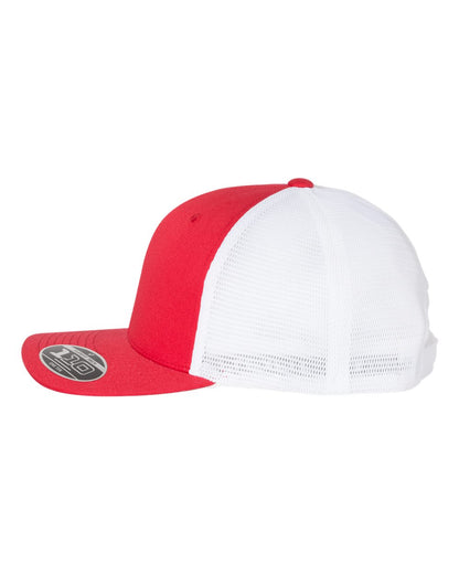 Flexfit 110® Mesh-Back Cap 110M #color_Red/ White