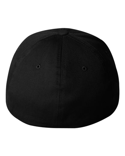 Flexfit V-Flexfit® Cotton Twill Cap 5001 #color_Black