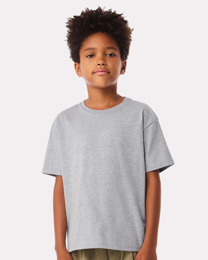 BELLA + CANVAS Youth 6oz. Heavyweight Tee 3010Y #colormdl_Athletic Heather