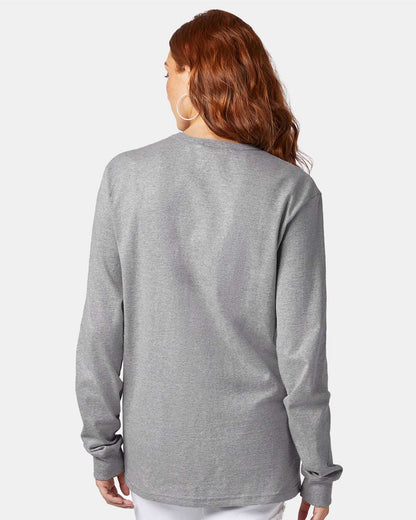 Champion Unisex Long Sleeve T-Shirt CC8C #colormdl_Light Steel