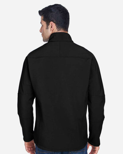 North End Men's Three Layer Fleece Bonded Shell Technical Jacket 88138 #colormdl_Black