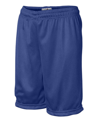 Badger Youth Mini Mesh 6'' Inseam Shorts 2237 #color_Royal