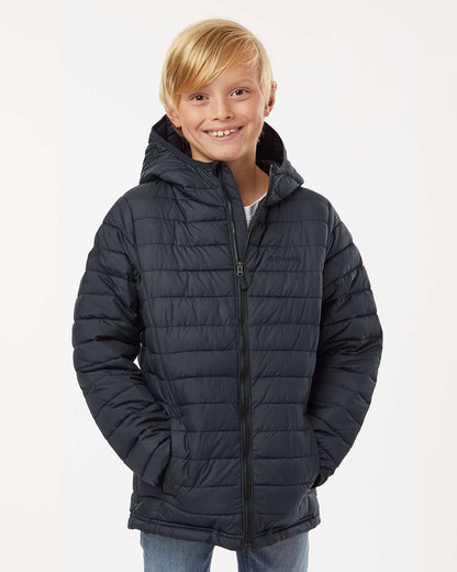 Columbia Youth Powder Lite™ II Hooded Jacket 209002 #colormdl_Black