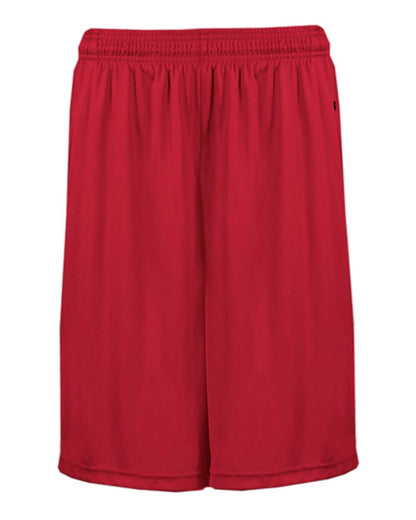 Badger Pocketed 7" Shorts 4127 #color_Red