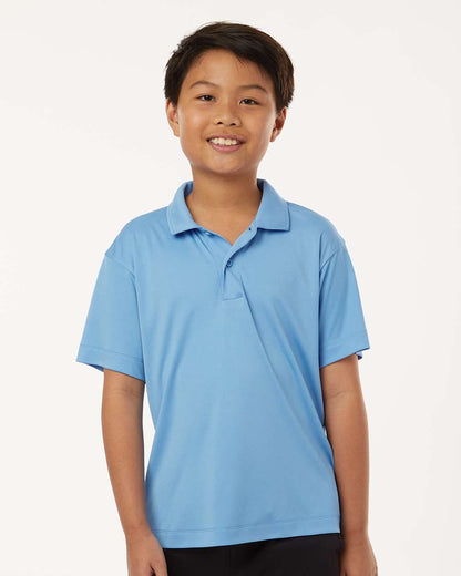 AllPro Youth Pro-Lock Performance Polo 41800Y #colormdl_Carolina Blue