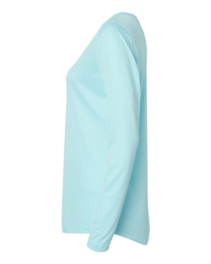 Paragon Women's Long Islander Performance Long Sleeve T-Shirt 214 #color_Aqua Blue