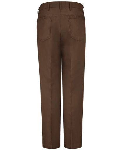 Red Kap Men's Jean Cut Pants PT50 #color_Chocolate Brown - 37 Unhemmed