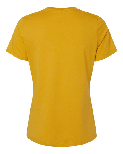 BELLA + CANVAS Women’s Relaxed Jersey V-Neck Tee 6405 #color_Mustard