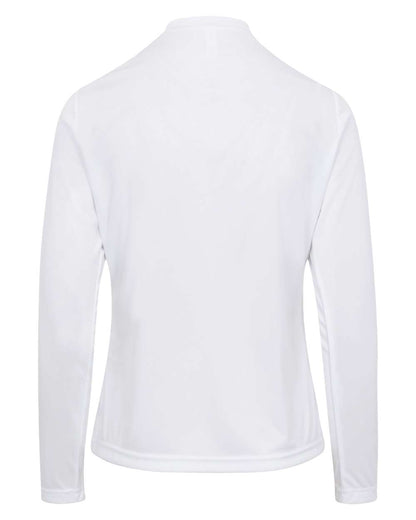 Team 365 Women's Zone Performance Long Sleeve T-Shirt TT11WL #color_White