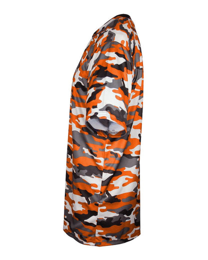 Badger Camo T-Shirt 4181 #color_Burnt Orange