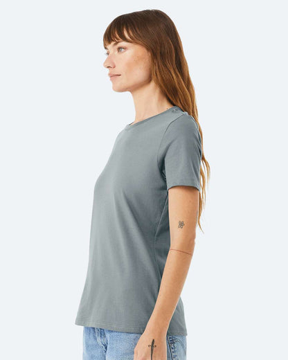 BELLA + CANVAS Women’s Relaxed Jersey Tee 6400 #colormdl_Blue Storm