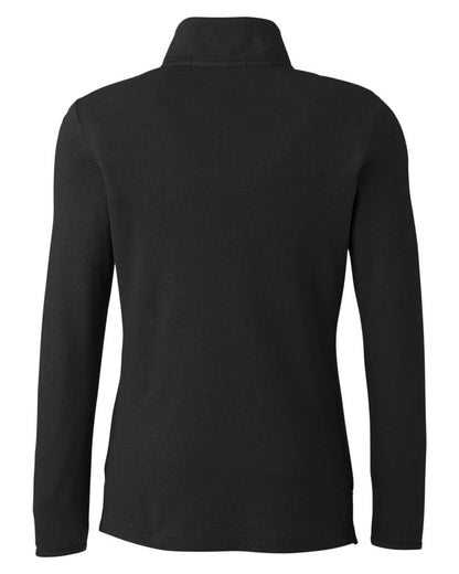 Devon & Jones Women's New Classics® Performance Quarter-Zip Pullover DG400W #color_Black