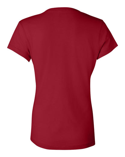 BELLA + CANVAS Women’s Jersey V-Neck Tee 6005 #color_Red