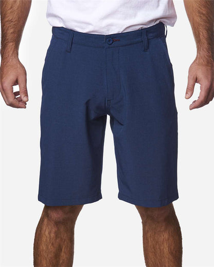 Burnside Men's Hybrid Stretch Shorts 9820 #colormdl_Navy Heather