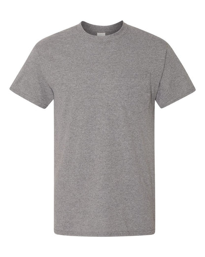 Gildan DryBlend® Pocket T-Shirt 8300 #color_Graphite Heather