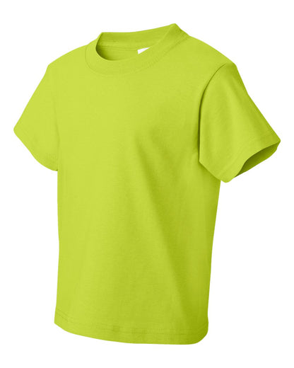 Fruit of the Loom HD Cotton Youth Short Sleeve T-Shirt 3930BR #color_Neon Green