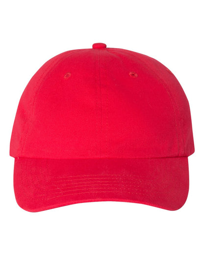 Valucap Brushed Twill Cap VC200 #color_Red