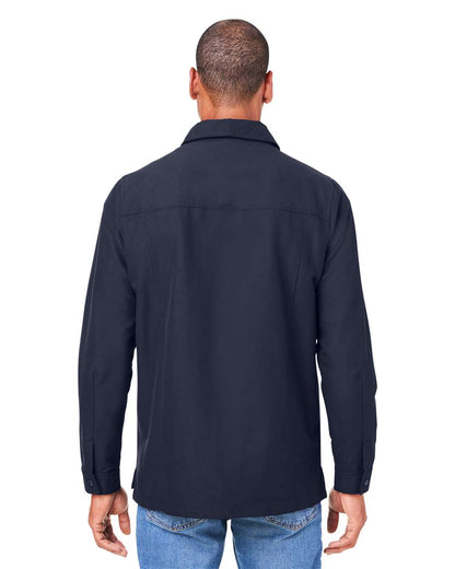 Harriton Unisex Flex Twill Overshirt M72 #colormdl_Dark Navy