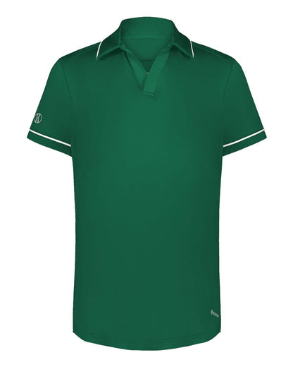 Holloway Women's CoolCore® Polo 222701 #color_Dark Green/ White