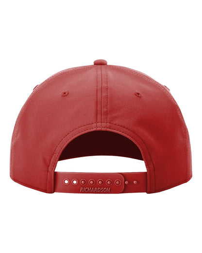 Richardson Five Panel Classic Rope Cap 258 #color_Red/ White