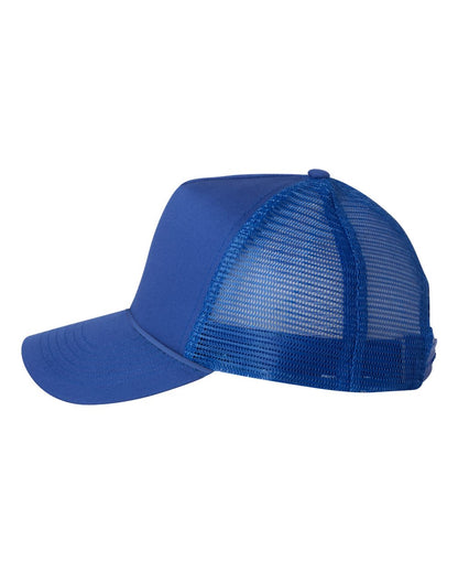 Valucap Five-Panel Trucker Cap 8804H #color_Royal Blue