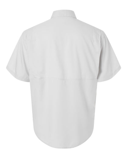 Paragon Men's Hatteras Performance Short Sleeve Fishing Shirt 700 #color_Aluminum