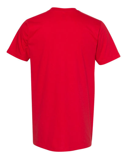 American Apparel Unisex Fine Jersey Tee 2001 #color_Red