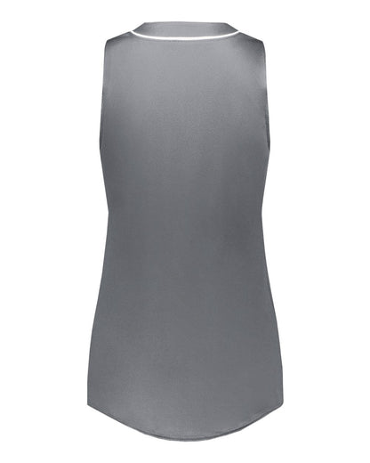 Augusta Sportswear Women's Cutter Jersey 6913 #color_Graphite/ White