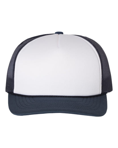 Richardson Foamie Trucker Cap 113 #color_White/ Navy