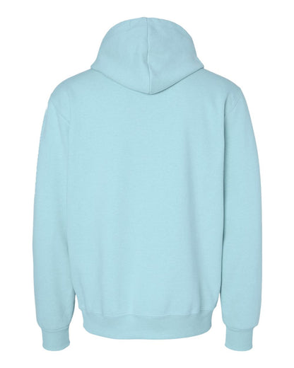 JERZEES Unisex Eco™ Premium Blend Ring-Spun Hooded Sweatshirt 700MR #color_Cloud Heather