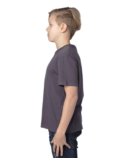 Threadfast Apparel Youth Ultimate CVC T-Shirt 600A #colormdl_Graphite
