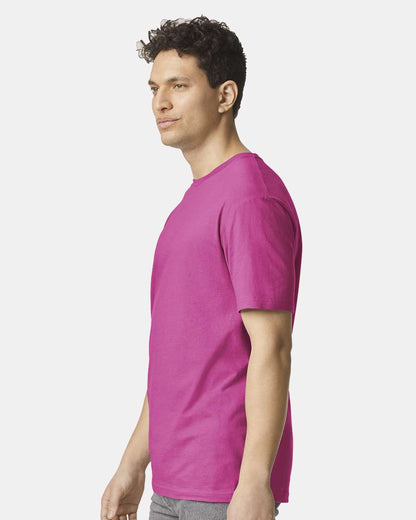 Gildan Unisex Softstyle® T-Shirt 64000 #colormdl_Heliconia